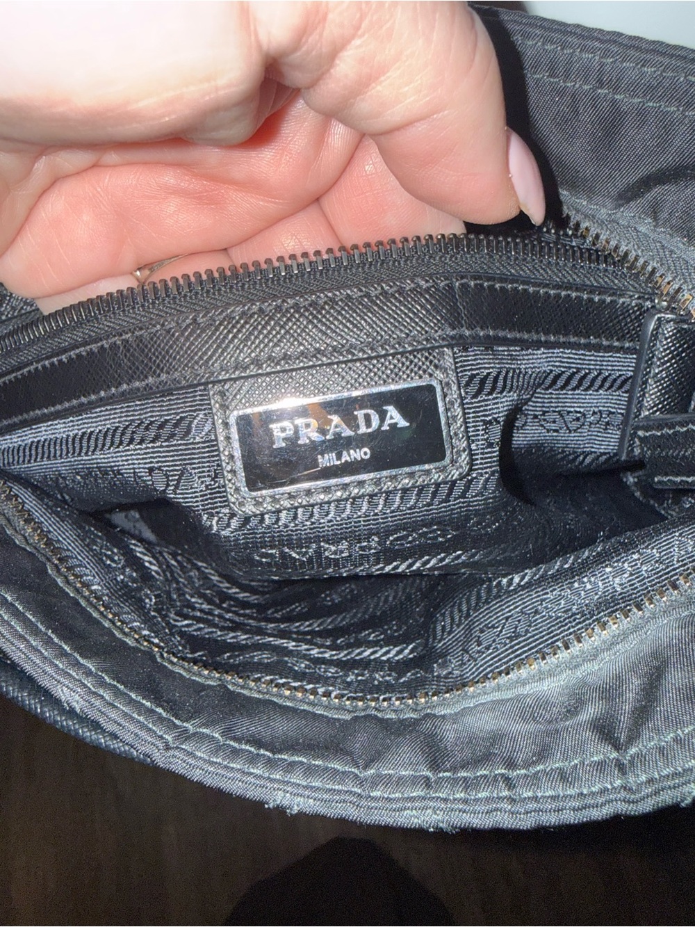 Prada Black Quilted Nylon Crossbody Messenger - Picture 5 of 14